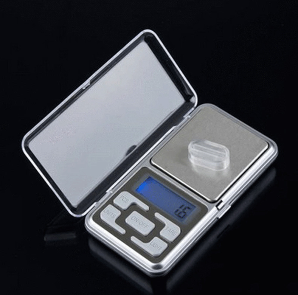 Digital 500g x 0.1g Scale Jewelry Portable Pocket Balance Gram OZ. LCD Herb Gold