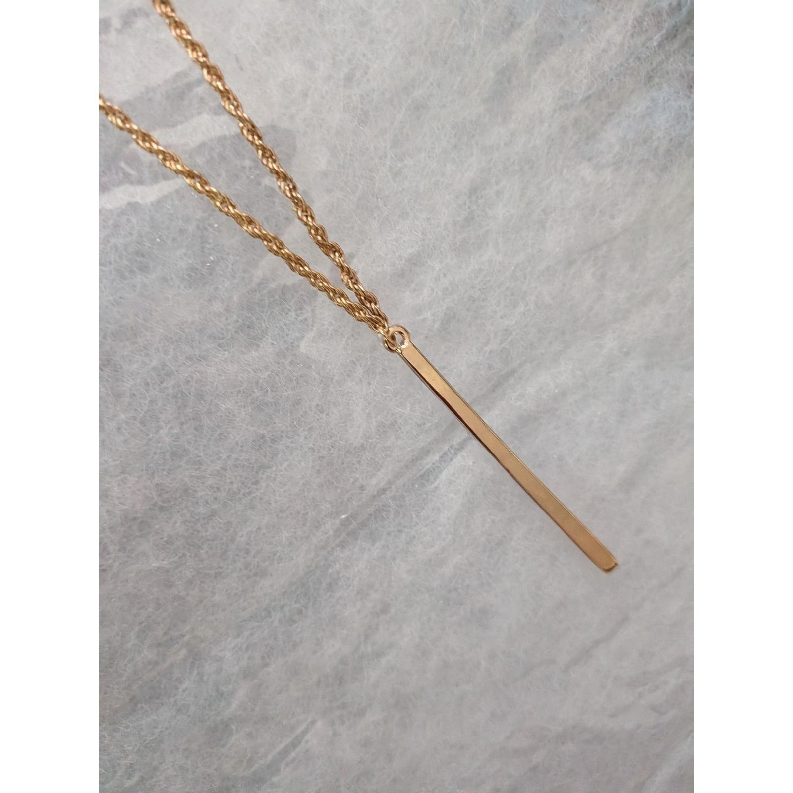 Bansri Gold Tone Layered Chevron Bar Y-Necklace Choker Geometric Jewelry