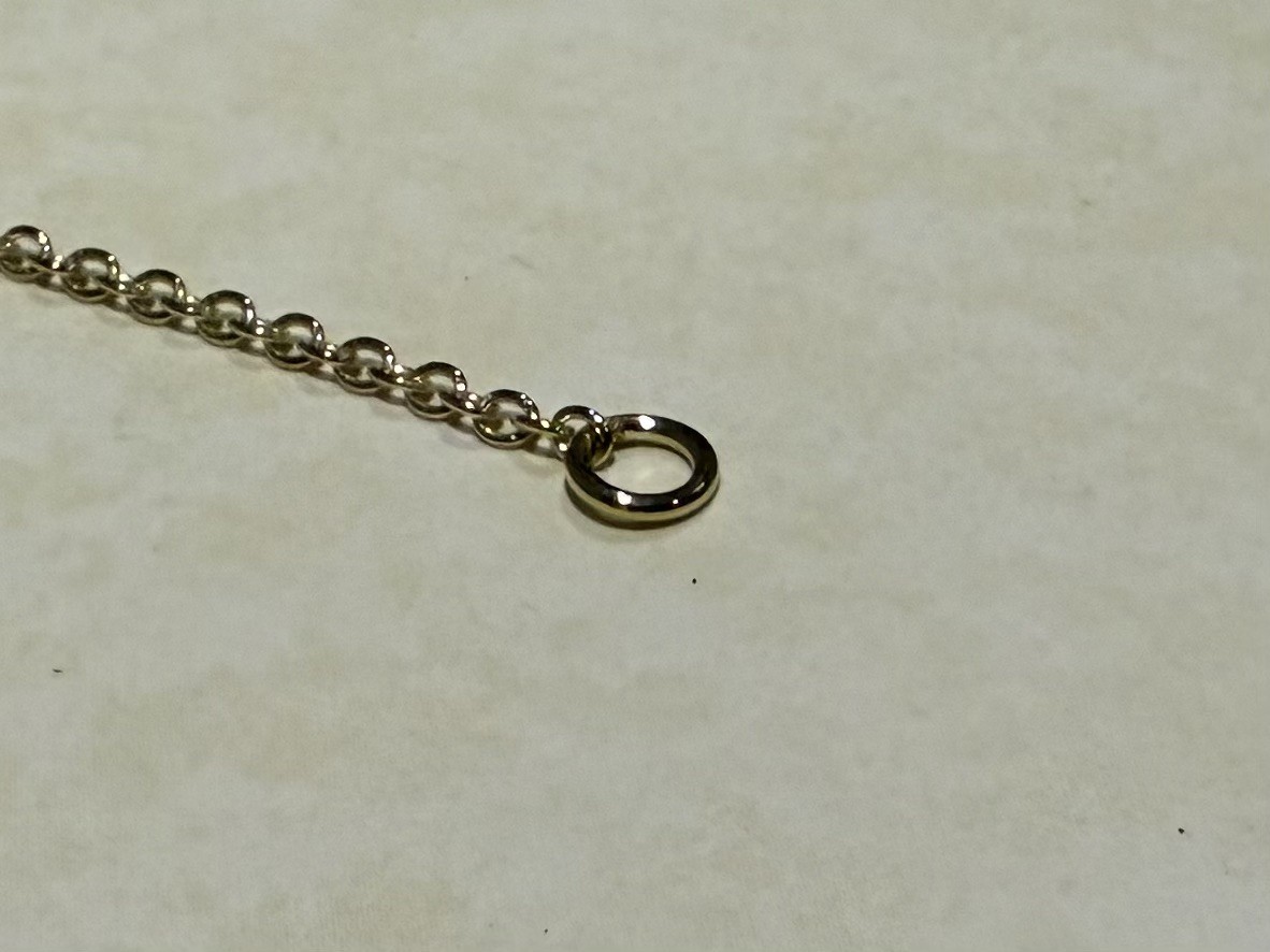 9ct HEAVY Gold Extender Safety Chain 1 x Bolt Rings MULTI LENGTHS FREE POST