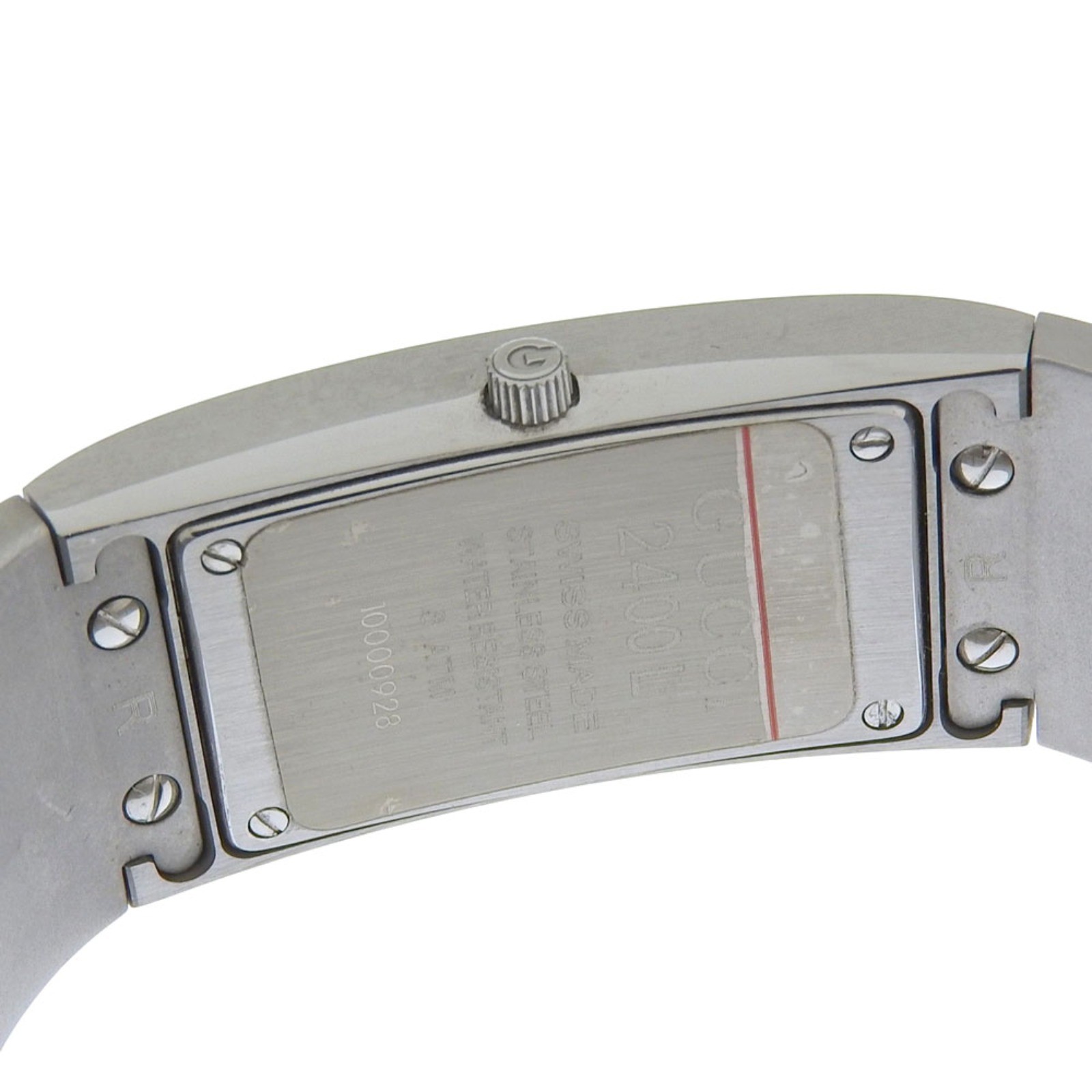 GUCCI Watches 2400L blackDial Stainless Steel Quartz Analog display Women