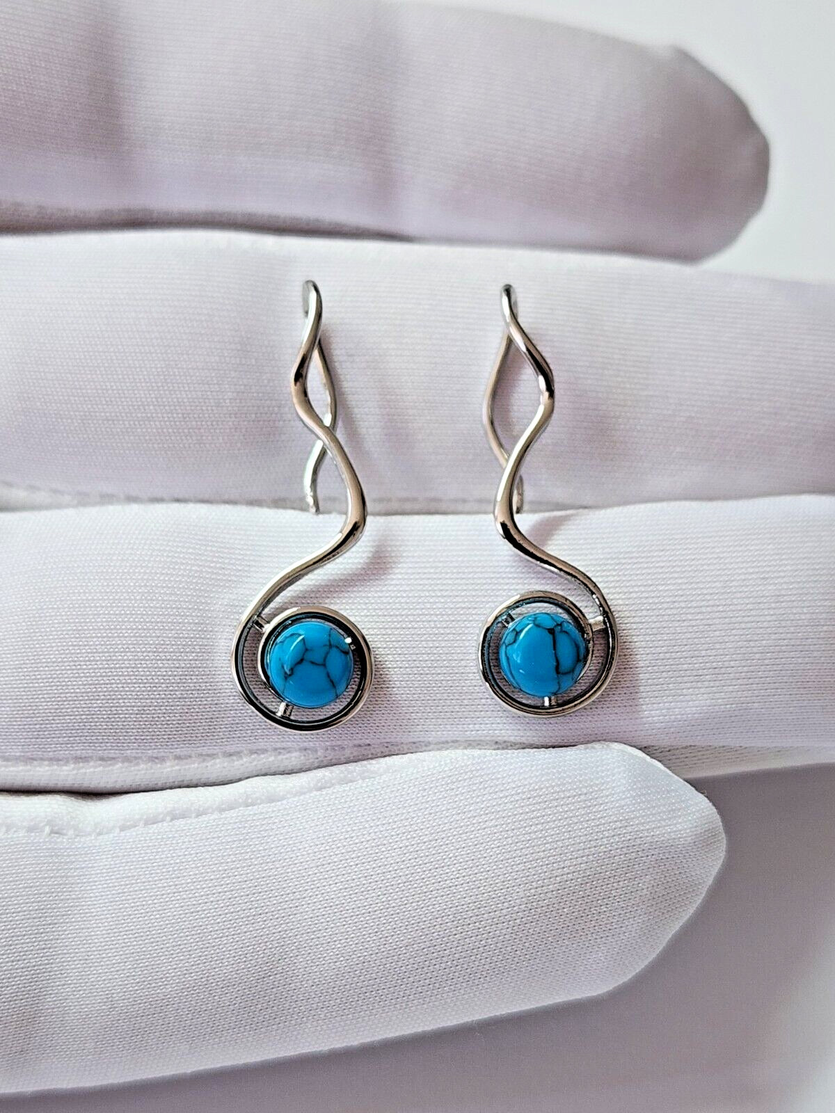 Vintage Drop Dangle Turquoise Earrings Fashion/ Boho Jewelry For Women