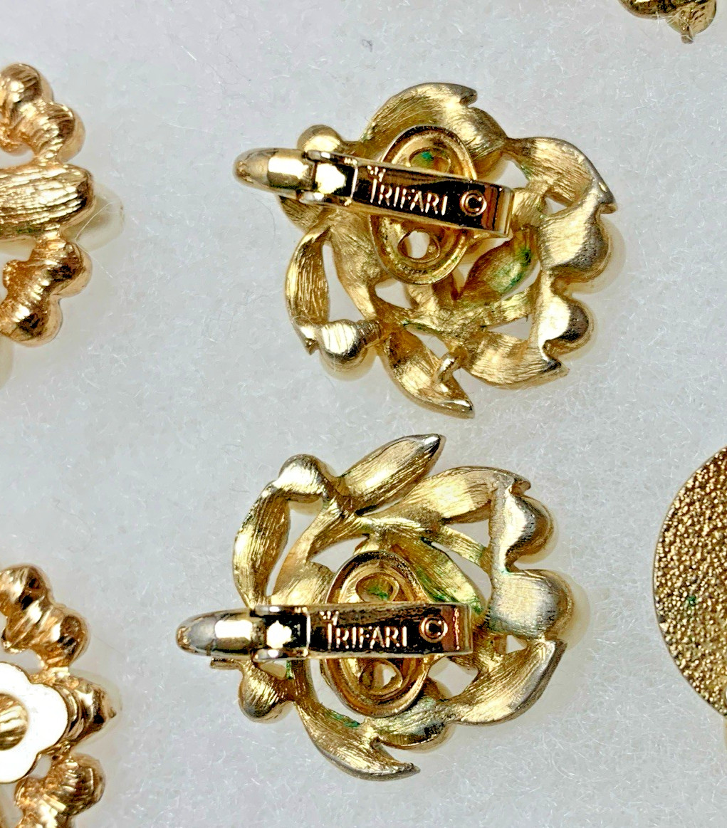 Special Occasion Jewelry Lot Trifari Faux Pearl Rhinestone Bridal Vintage Now