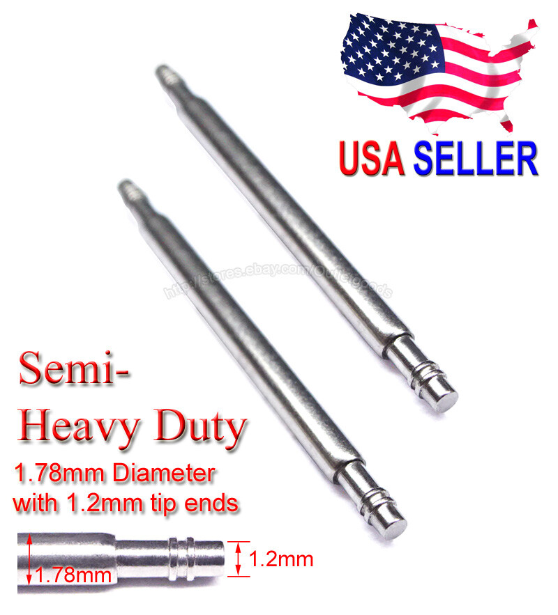 20mm 21mm 22mm 23mm 24mm Semi-Heavy 1.78mm / 1.2mm Spring Bar for Citizen Divers