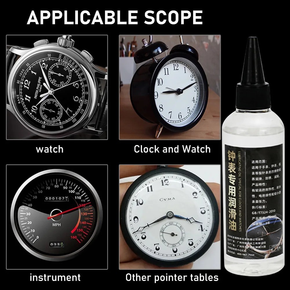 Watch Oil Lubricant Mechanical Movement Clock Repair Supply Kit 10ml 50ml 100ml