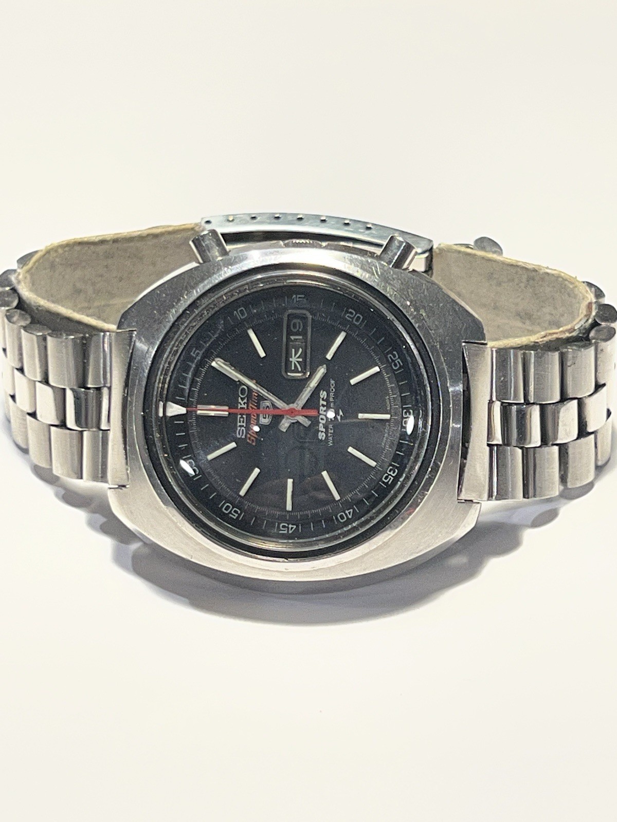 SEIKO RARE VINTAGE SPEEDTIMER CHRONOGRAPH, 7017-6010, ORIG, VERY GOOD