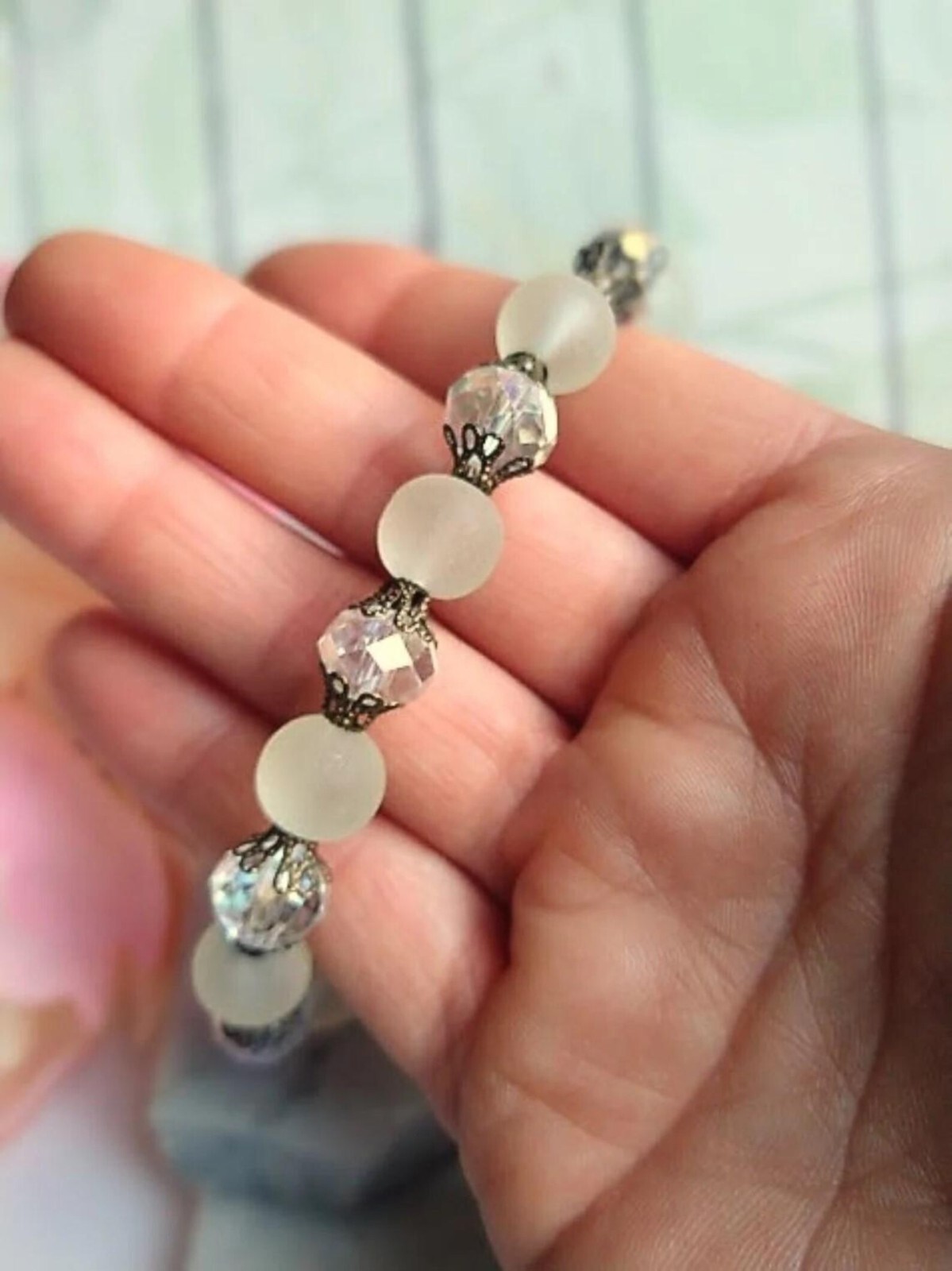 Dainty White Dangle Earrings Gift For Her Minimalist Jewelry Gemstone Dangles