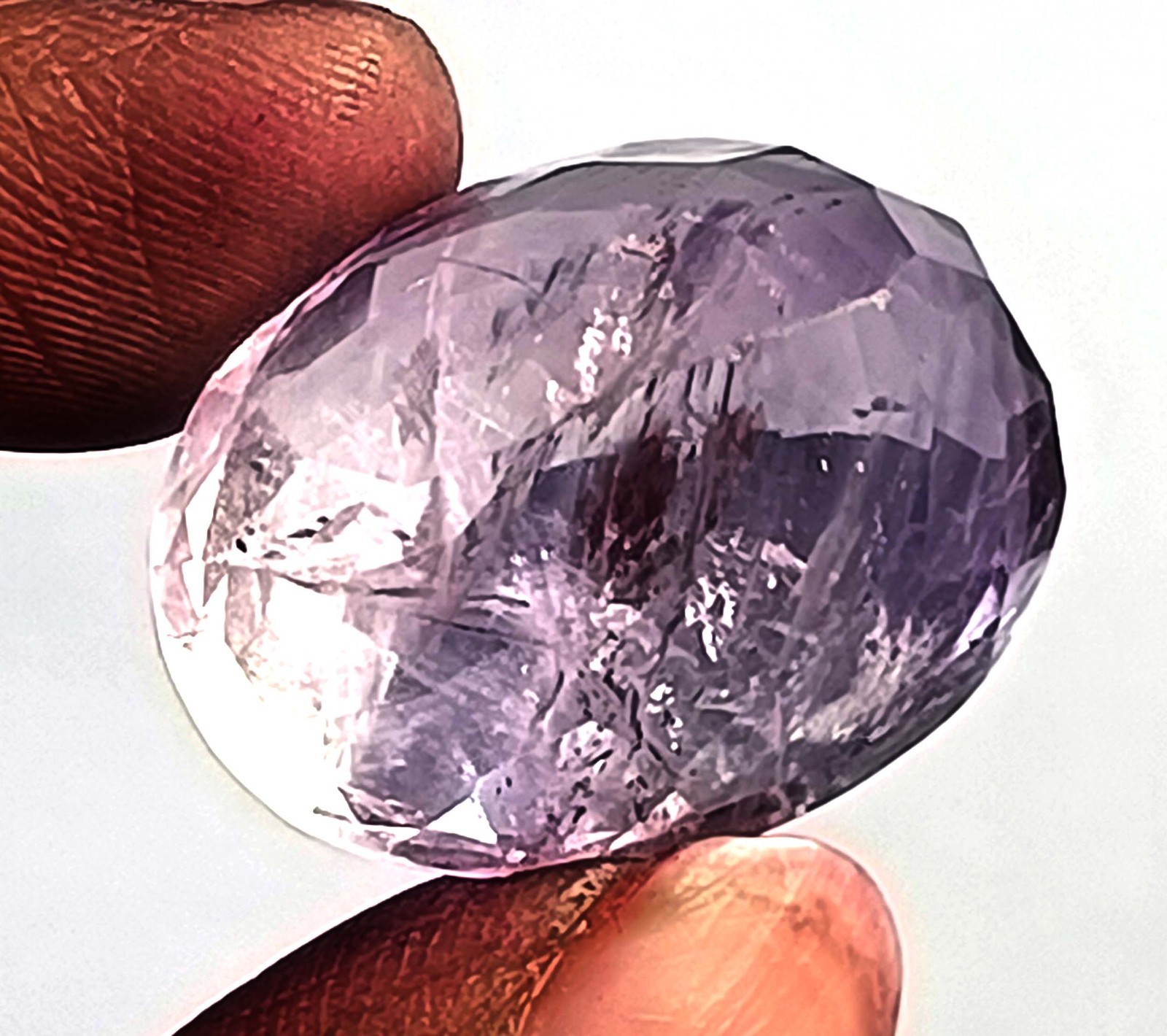 Luxury Quality 41.35 Ct Natural Purple Amethyst Oval Shape IGL Gemstone 6AHL