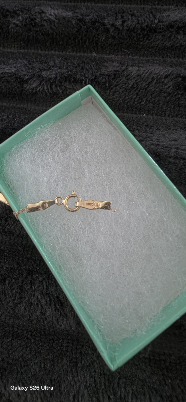 10K Gold Thin Herringbone 18 Inches Long Fixable