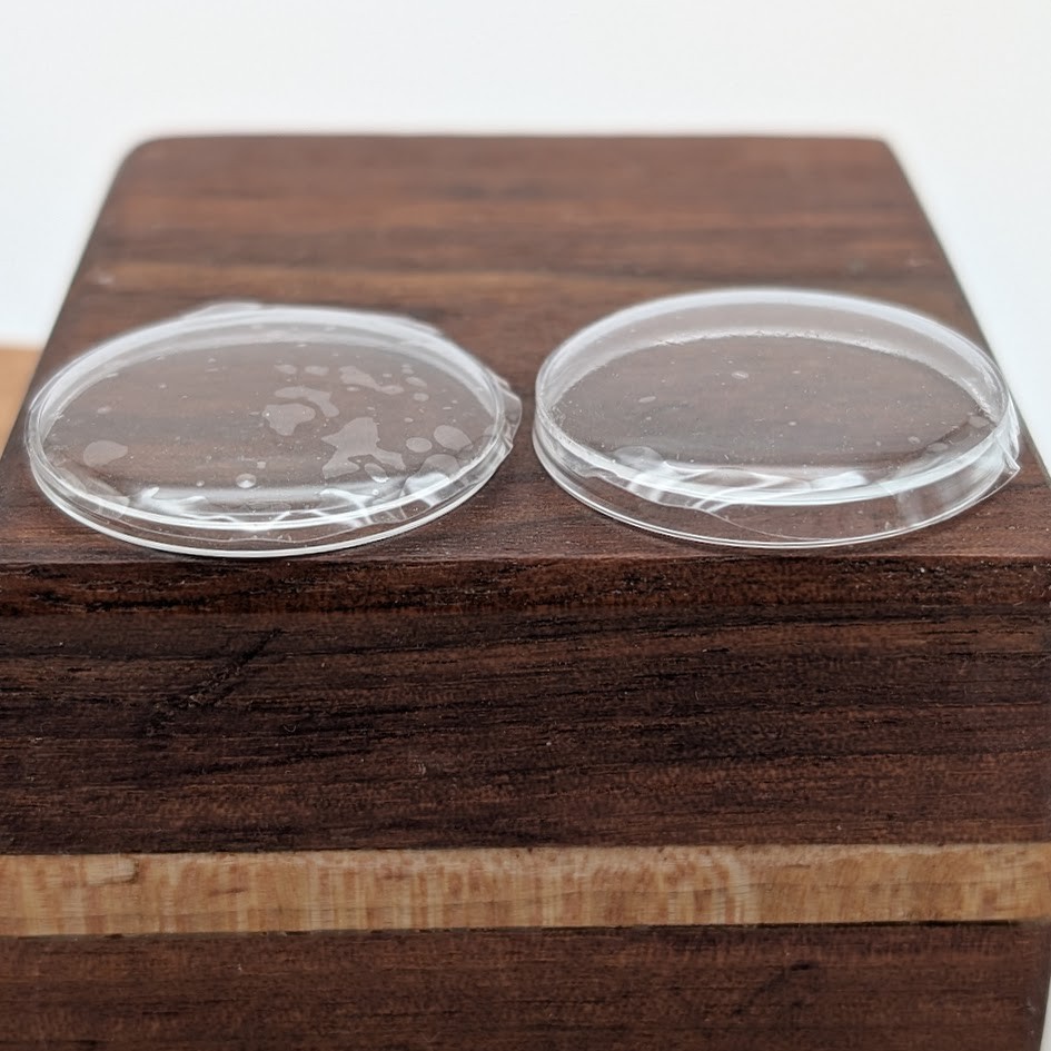 30mm Acrylic Watch Crystals – 1 Low Dome & 1 High Dome – Crystal Set of 2 Total