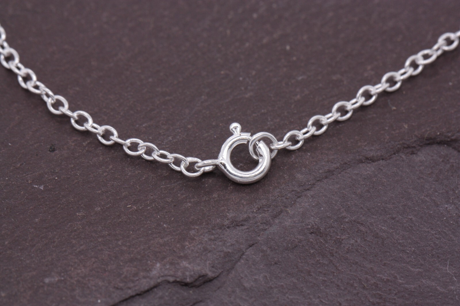 16″ – 16 Inch – 40cm Sterling Silver Oval Belcher 2.3mm Necklace Pendant Chain