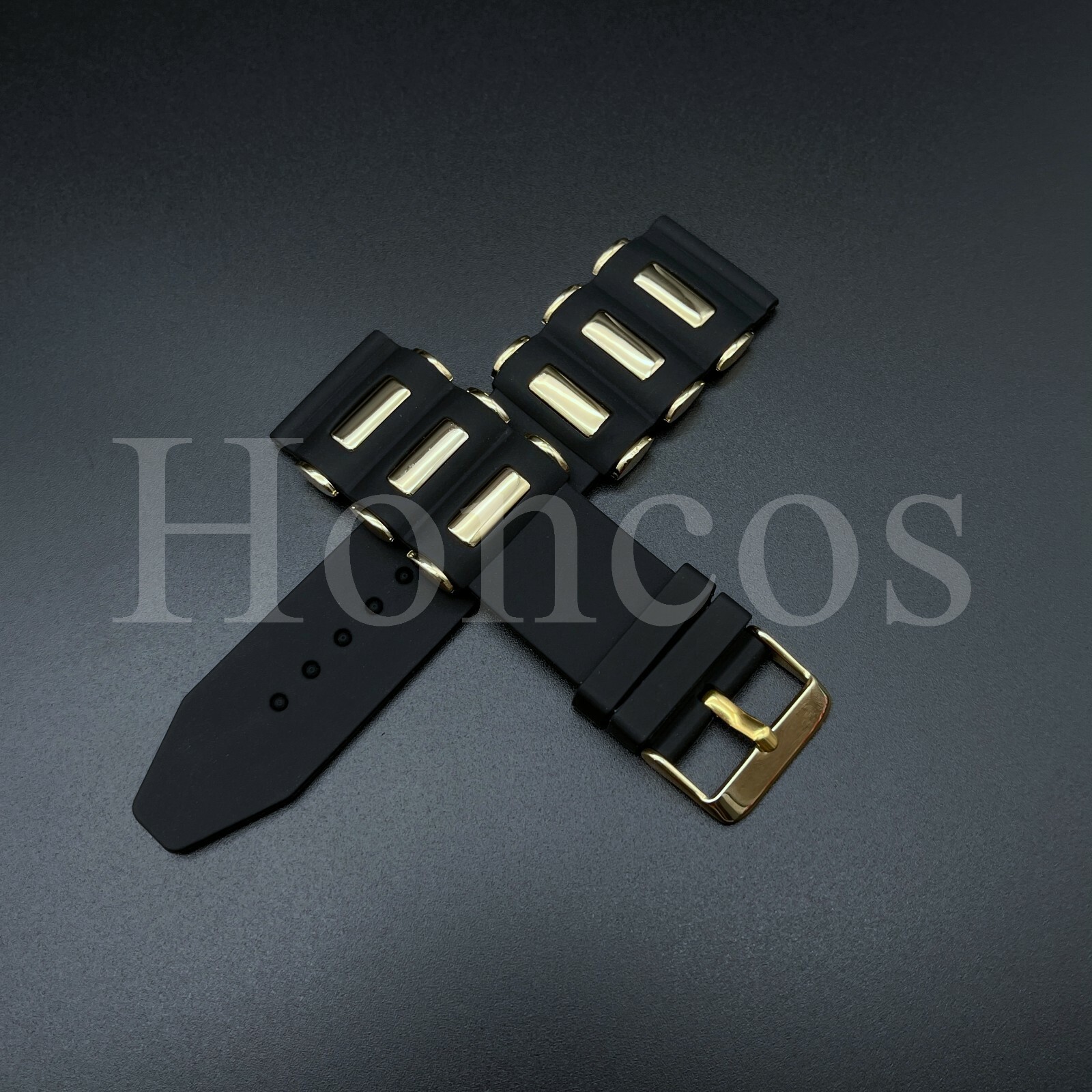 26 MM Rubber Bullets Watch Band Strap Fits for Invicta Pro Diver 6981 6983 6984