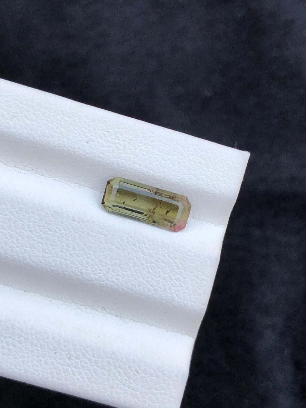 1.30 CT Natural Cut Tourmaline emerald Shap loose gemstone from Afghanistan.