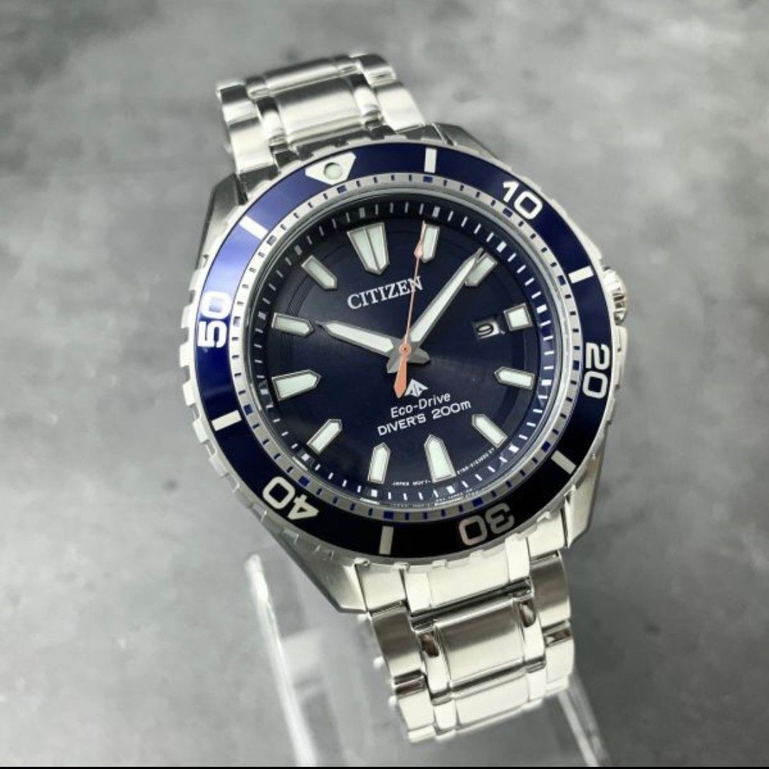 Regular 76 000 yen New CITIZEN Promaster BN0191 55L Eco Drive Diver’s 200m water