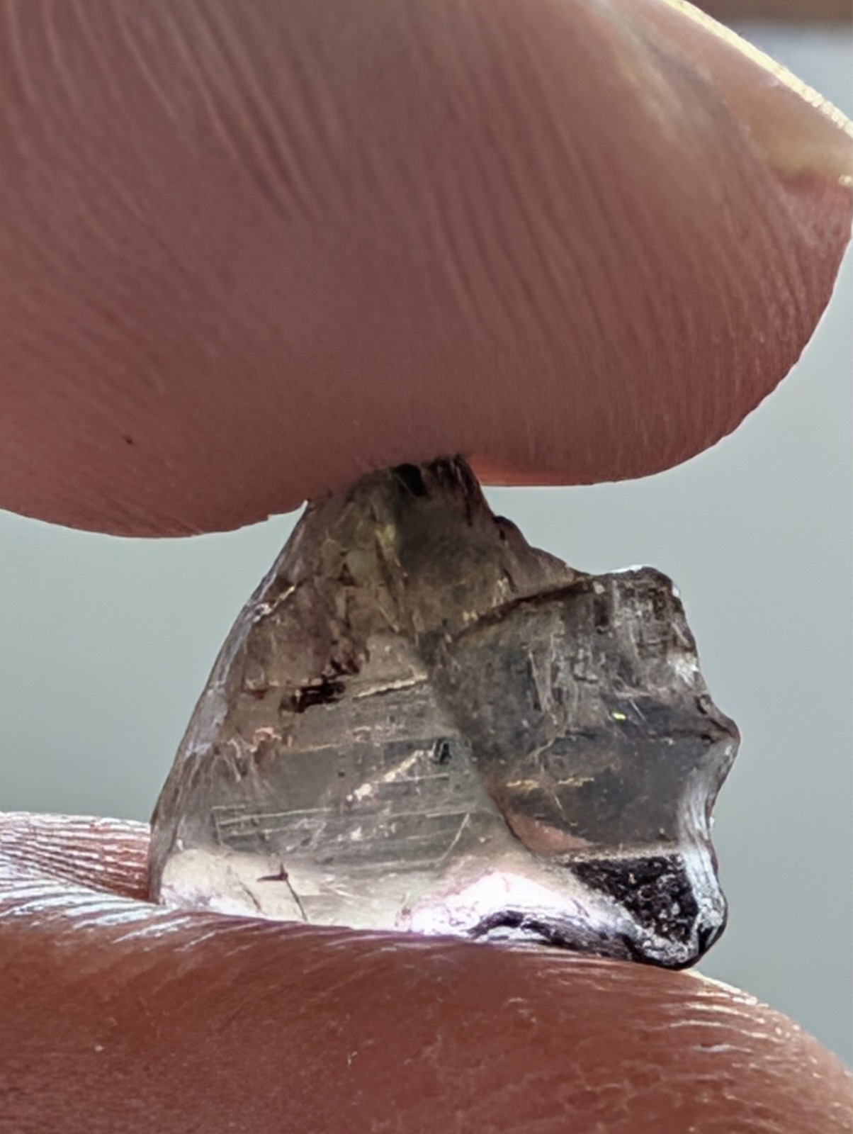 USA seller 19.05 4 pieces Included Axinite facet rough gemstone specimen