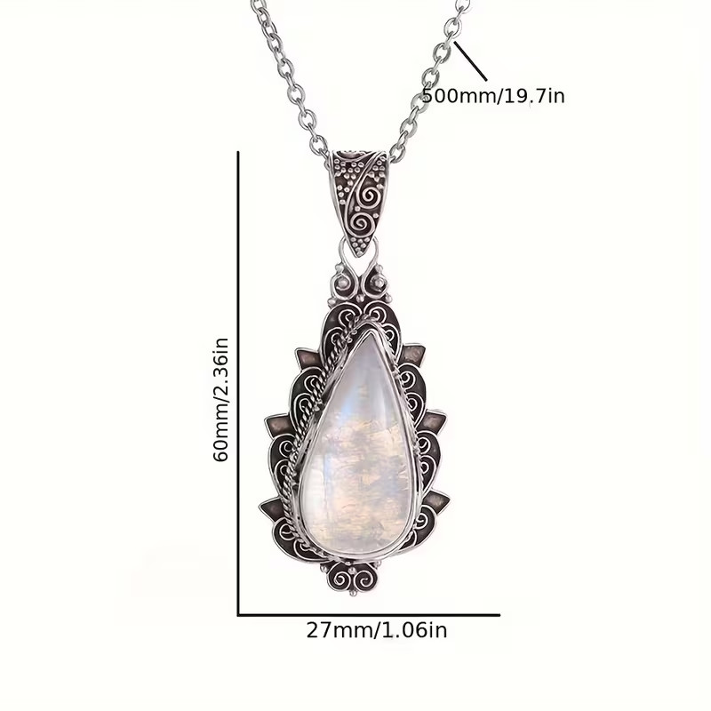 Moon Stone Pendant and Necklace! FREE SHIPPNG IN THE USA!