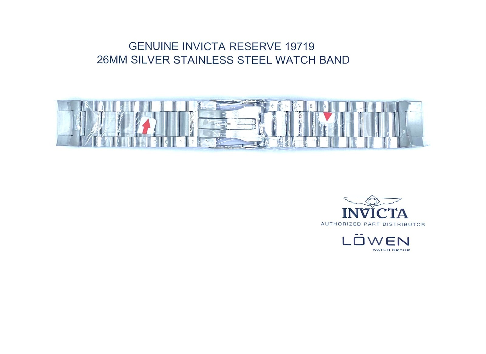Authentic Invicta Reserve 19719 Stainless Steel 26mm Watch Band
