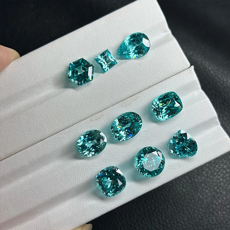 Lab Grown Paraiba Gemstone 0.5-5ct for Jewelry Making with AGL Certificate