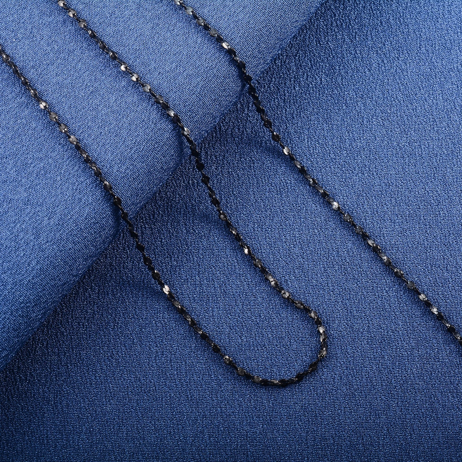 Necklace Chain Choker Dainty Glitter Steel Women, 14/30 inches 1.2/1.5/1.8mm