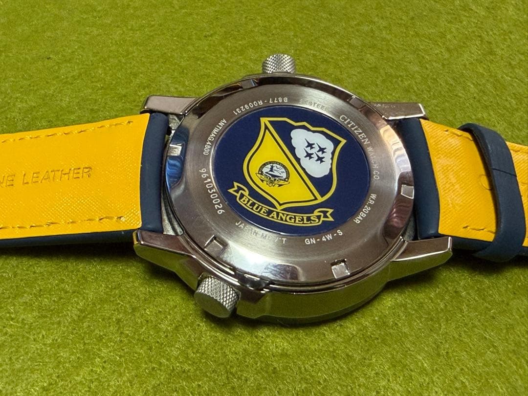 CITIZEN Citizen BJ7007 02L Blue Angels Collaboration Model with Tote Bag JDM