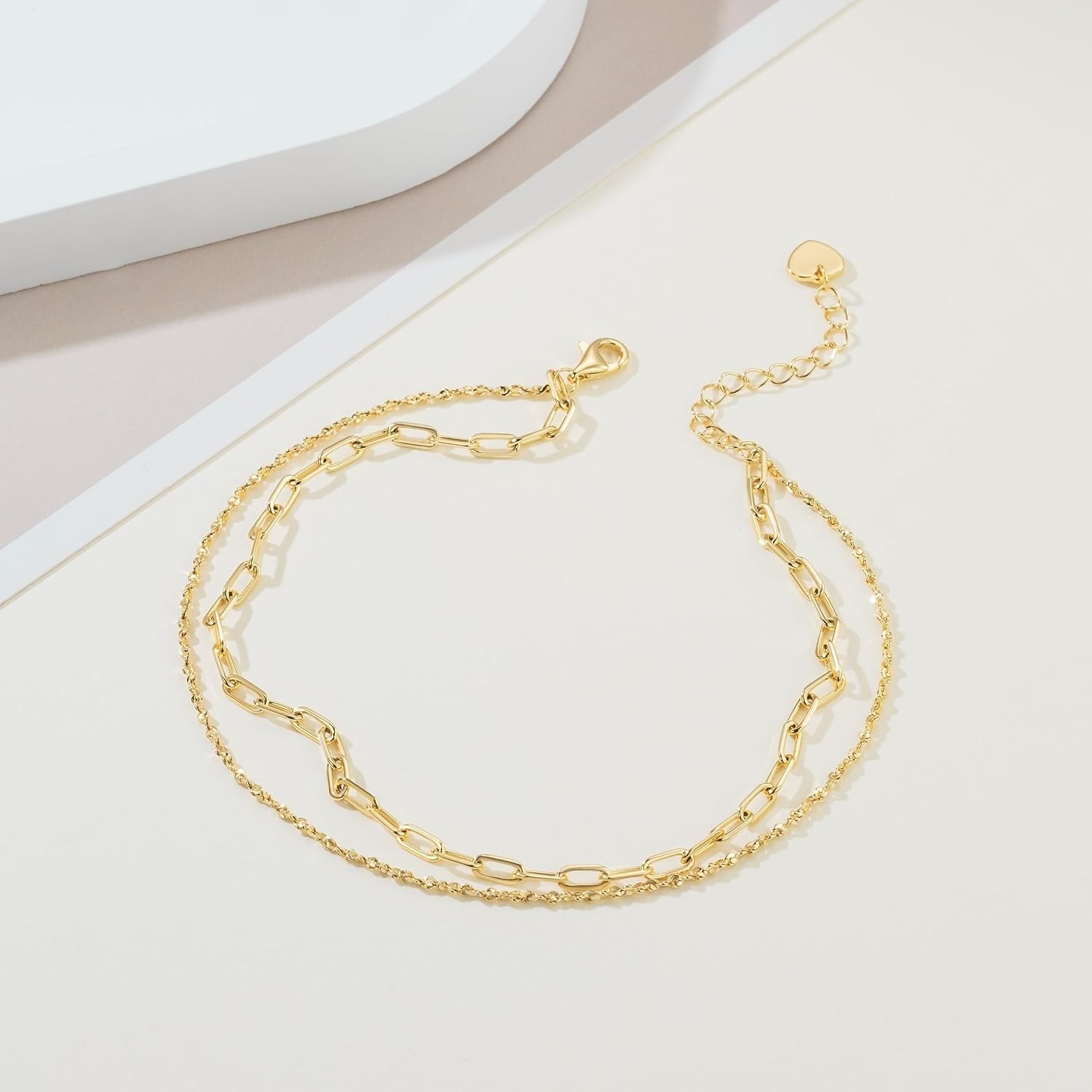 Divas Mode 14K Gold Anklet For Women Gold Ankle Bracelet