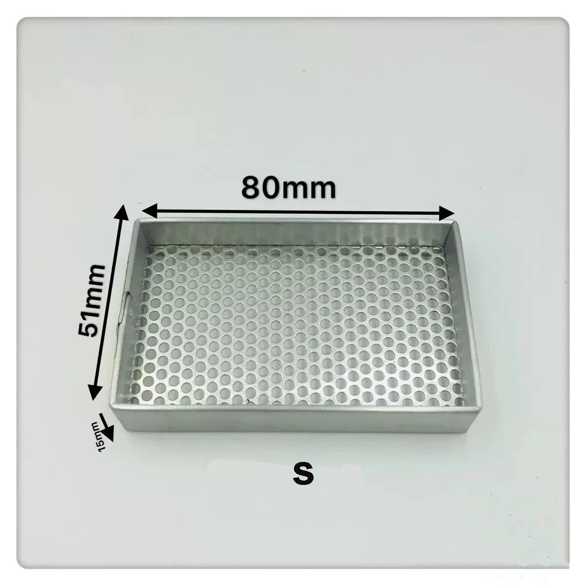 Aluminum Frame Steel Mesh Watch Parts Drying Storage Tray Organizer Tool