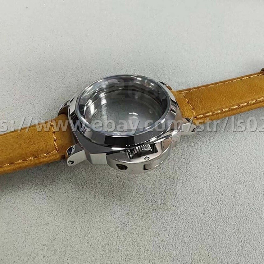 For NH35/36/4R/7S Movement Stainless Steel 40mm Watch Case + Strap Mineral Glass