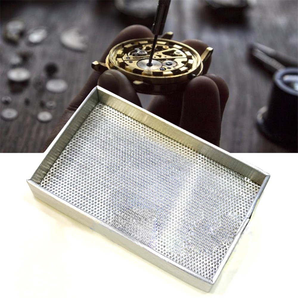 Watch Parts Storage Tray Organizer Dryer Plate Frame Steel Mesh Cleaning Tool m