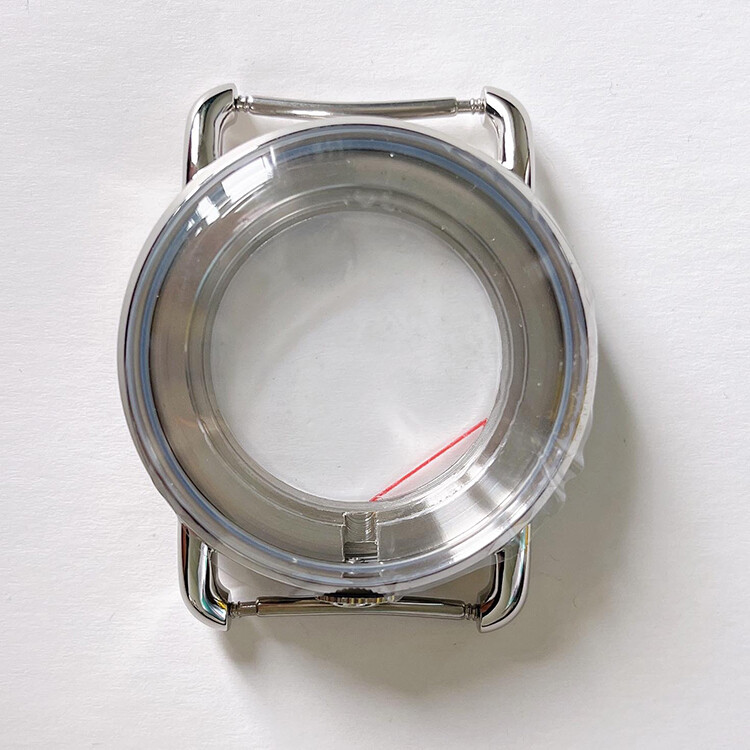 40MM Stainless Steel Watch Case Mineral Glass For NH70 Movement Housing Shell