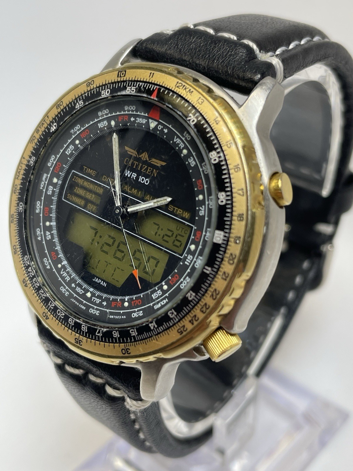 Vintage Citizen Promaster Wingman Ana-digi Pilot Watch C080 Very Good Condition.