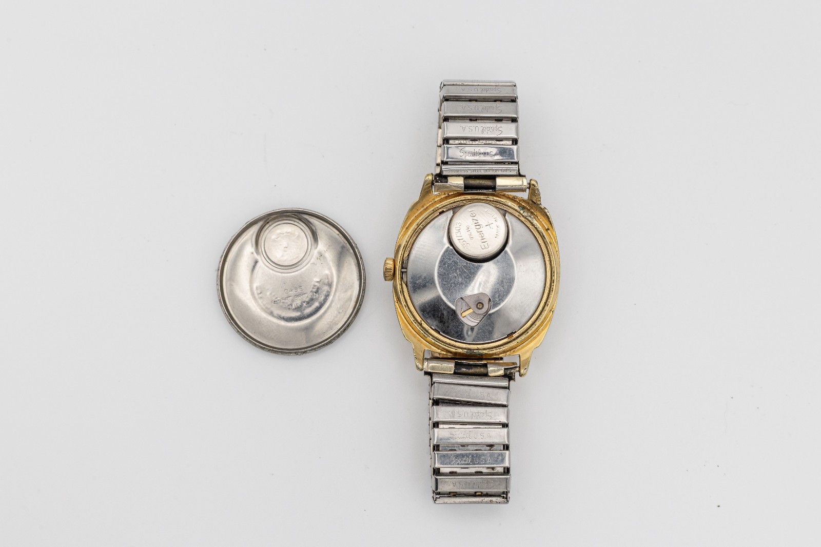 Vintage Timex Electric Dynabeat Gold Tone Watch Great Britain – Running