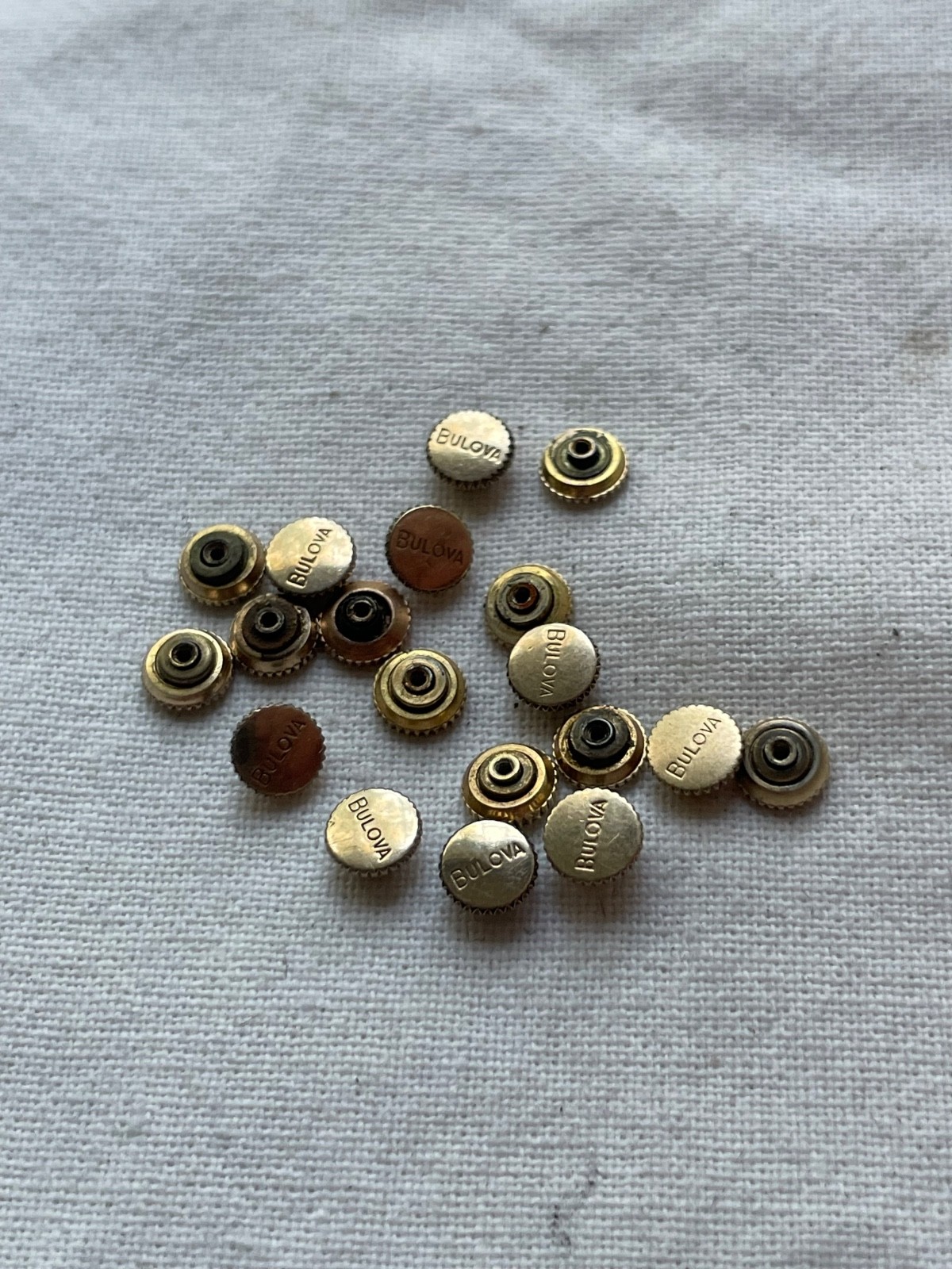 Multi lot – 1 piece vintage Gold filled 4.5mm crown for Bulova watch