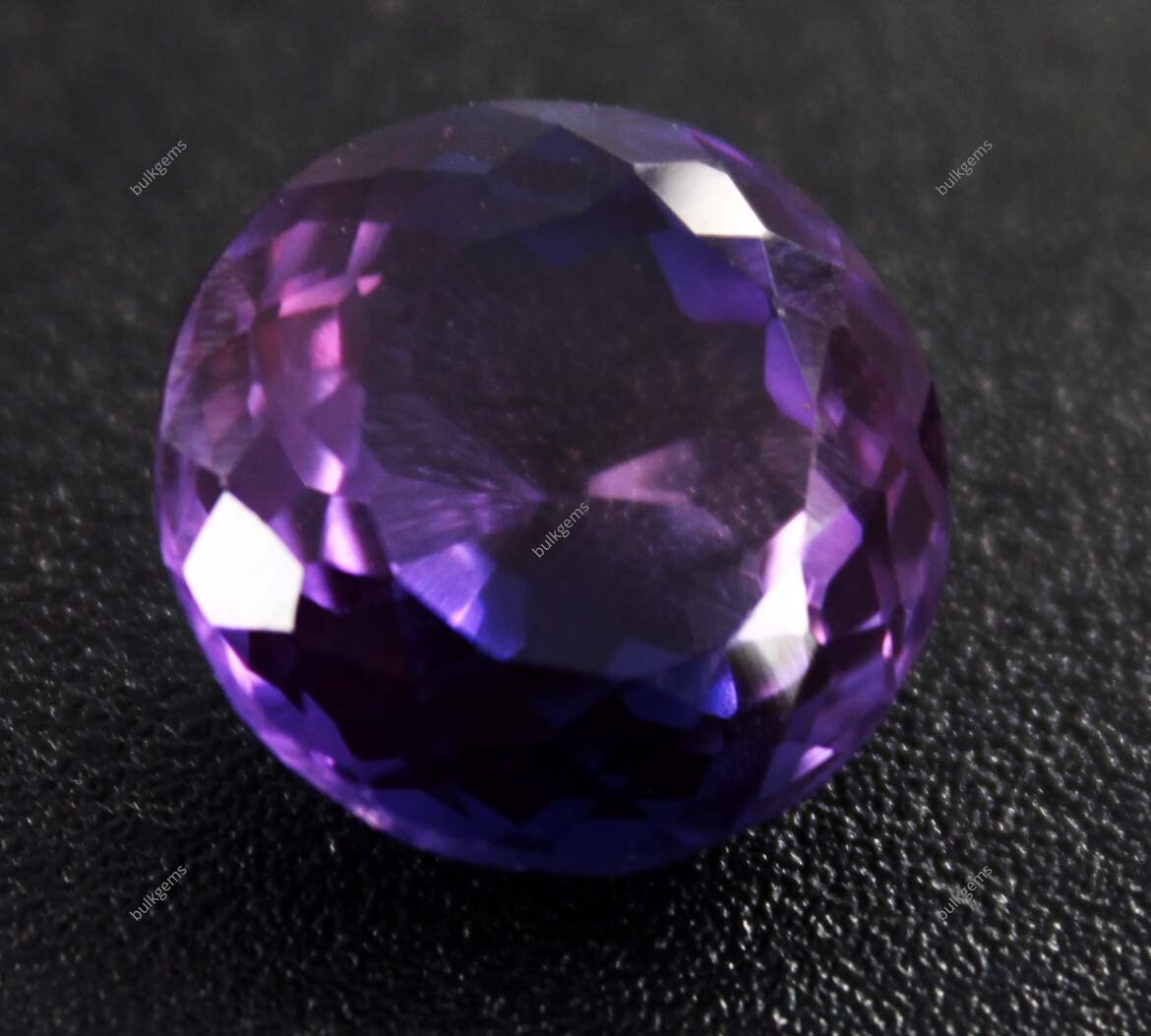 10 Ct Extremely Rare Natural Purple Tanzanite Round Certified Loose Gemstone