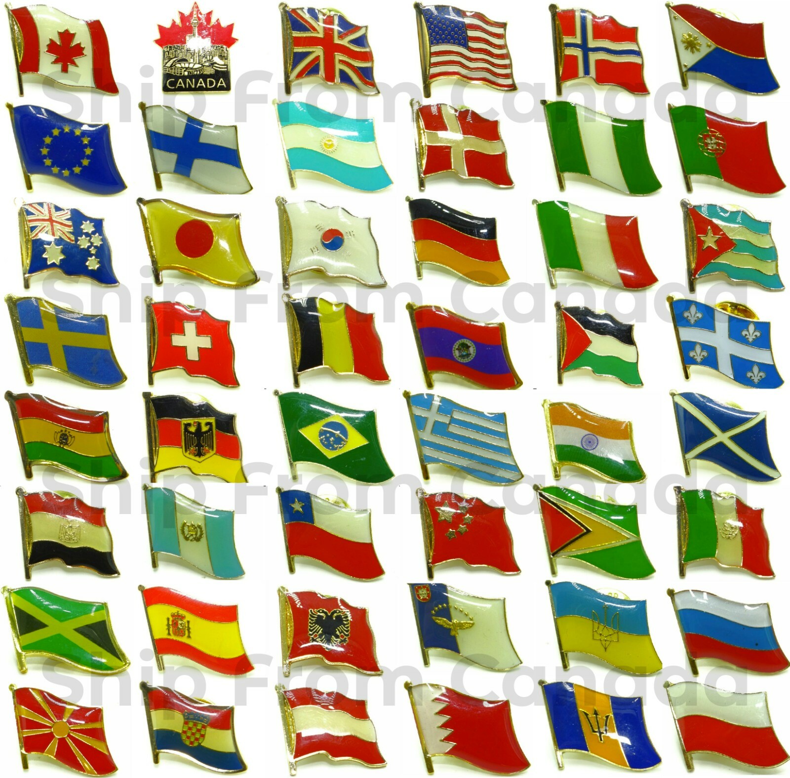 High Quality Country Flag emblem Pin – Flag Lapel Pins – Flag Badge – New