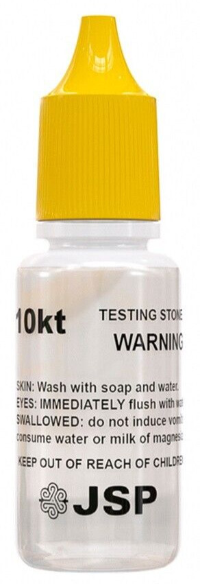 THREE (3) NEW FRESH JSP 10K GOLD ACID TESTING SOLUTION JEWELRY TEST TESTER