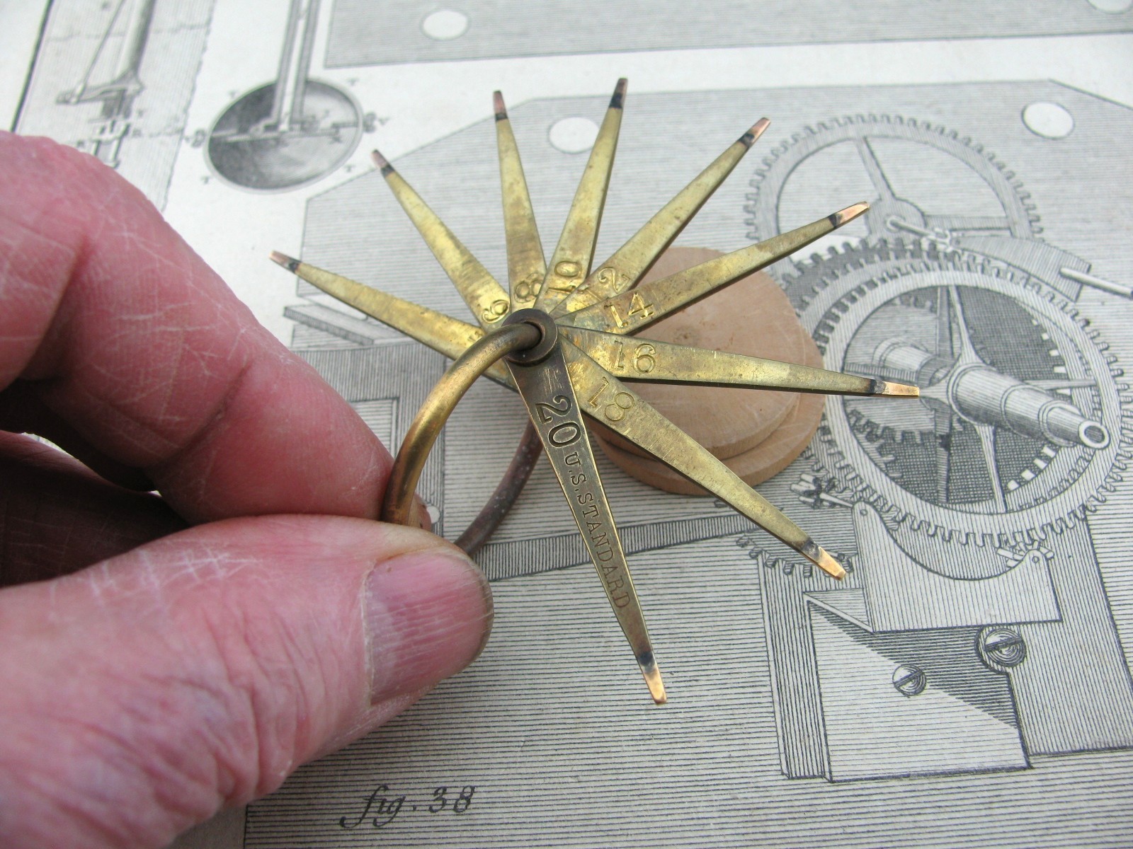 Vintage Gold Standard Reference Testing Needles 9 from 4K to 20K