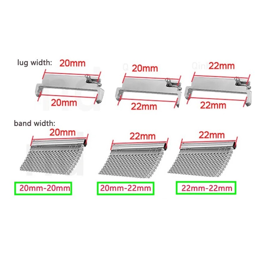 Watch Strap Bracelet Adapter Convertor Extender Different Sizes to Choose