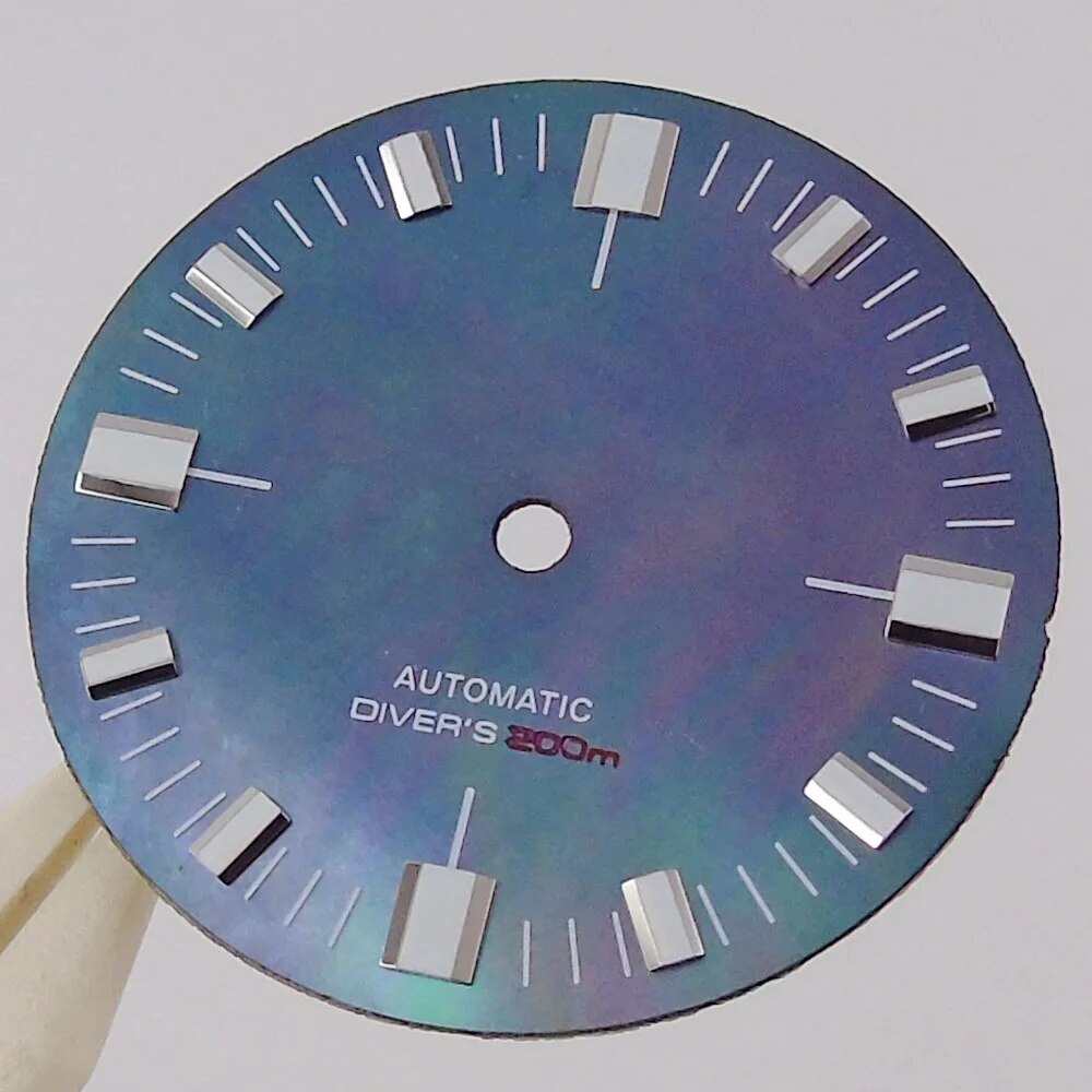28.5mm Watch Dial Blue Orange Dial for NH35 NH36 ETA2824 PT5000 Diver Watch Part