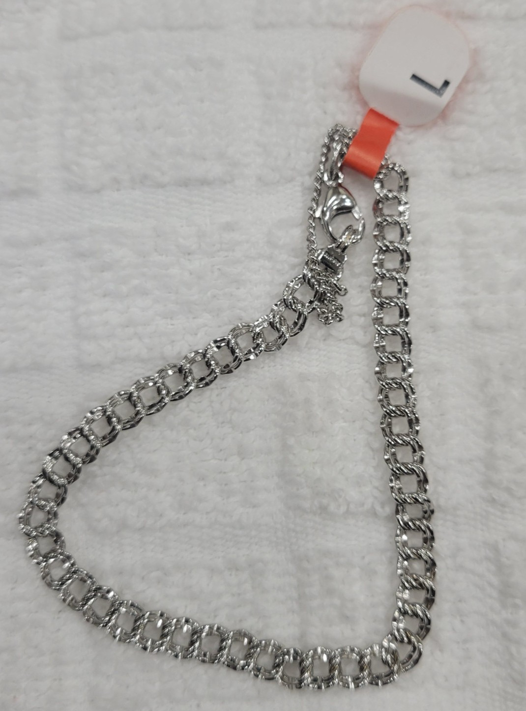 JAMES AVERY Sterling Silver Light Double Curb Charm Bracelet NEW