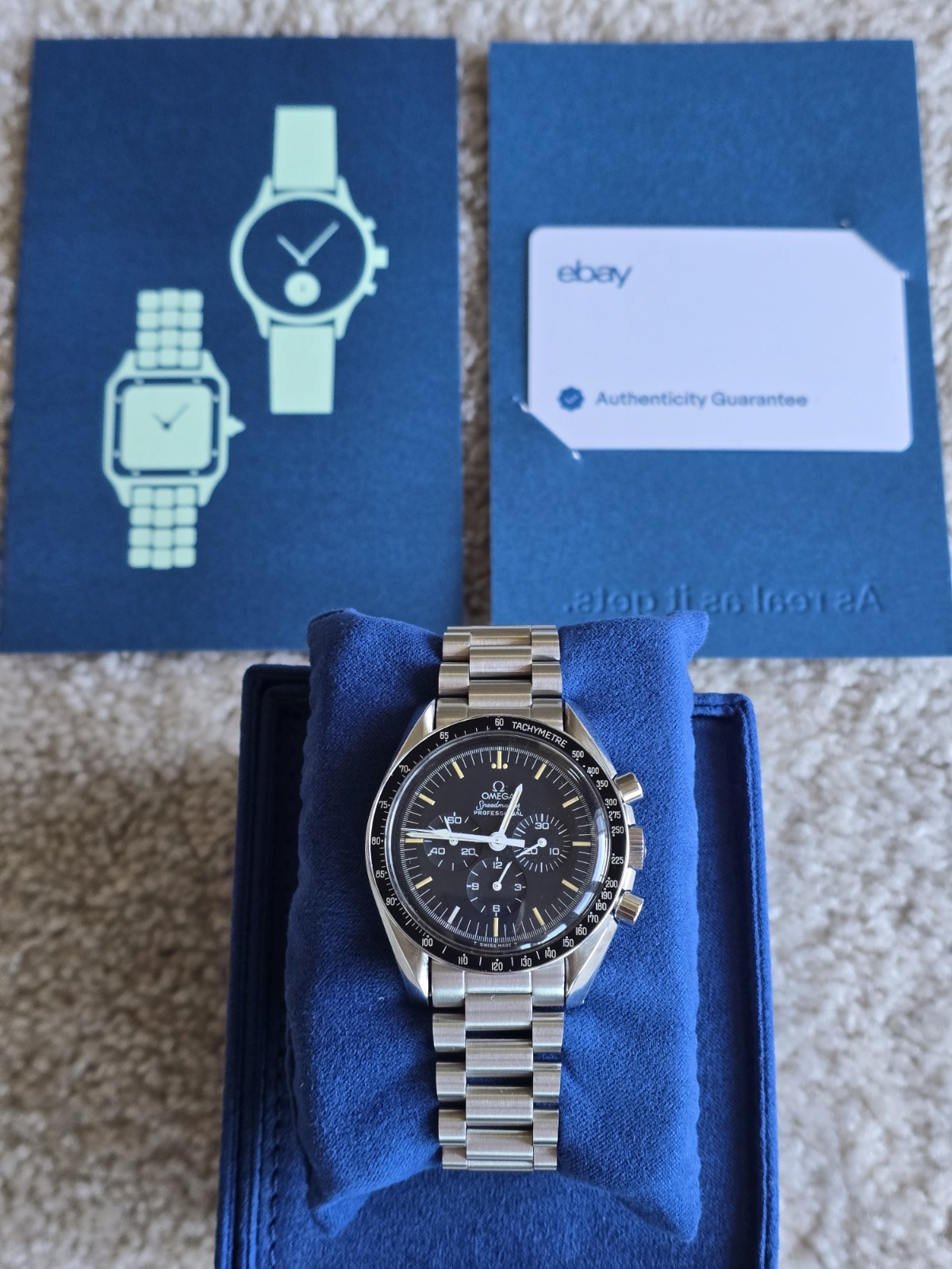 Omega Speedmaster 145.022 145022 42mm Stainless Steel Patina Very Good Condition