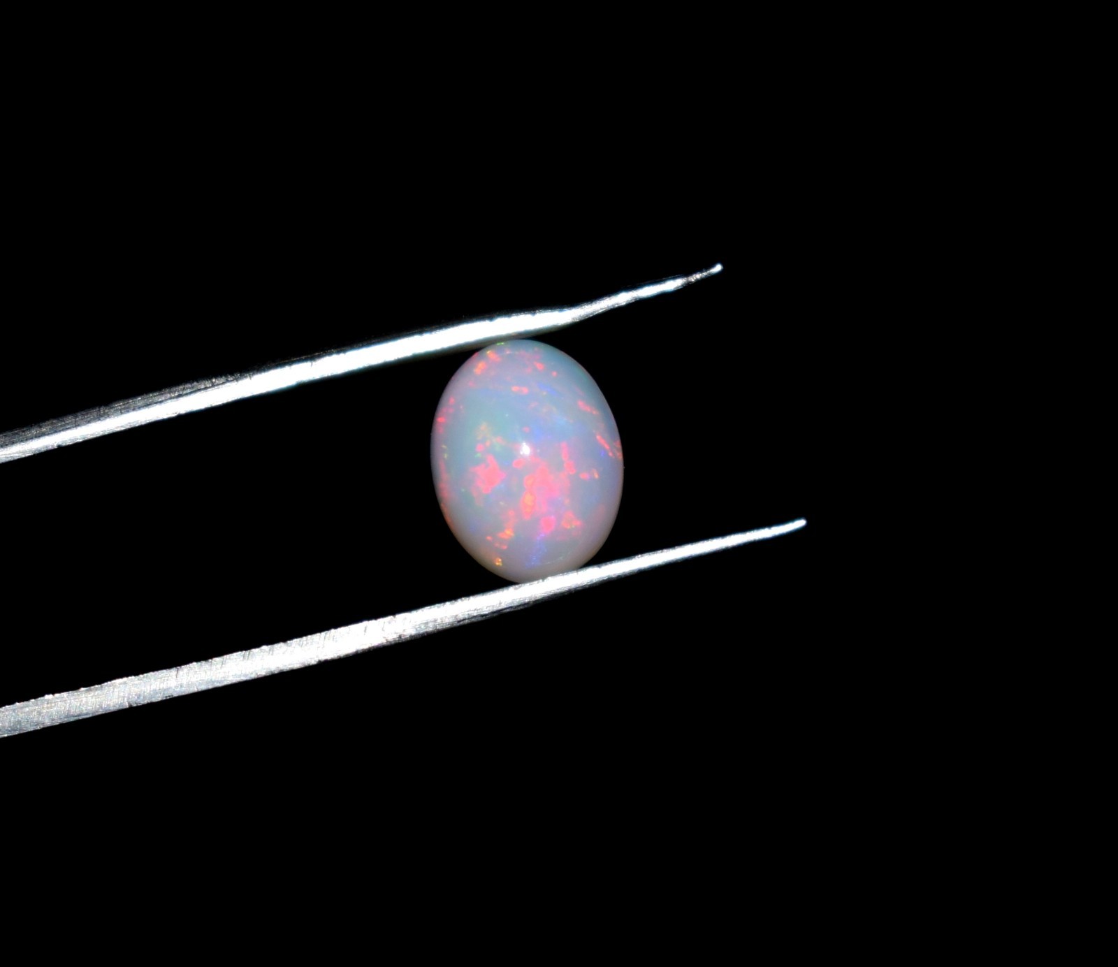 Natural Ethiopian Wello Fire Opal Cabochon Gemstone 7X9mm Loose AAA A04