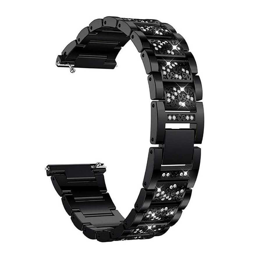 Bling Metal Stainless Steel Watch Band Wrist Strap For Fitbit Versa/Versa 2/Lite