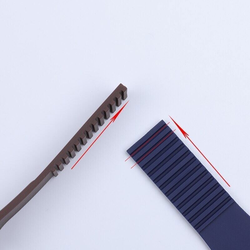 26mm For Ulysse Nardin El Toro Executive Silicone Rubber Watch Band Strap