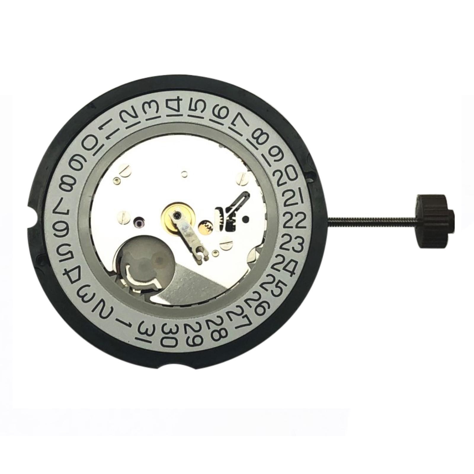 3-Hand Date At 3 Quartz Crystal Watch Movement Part For Ronda 515 Repair