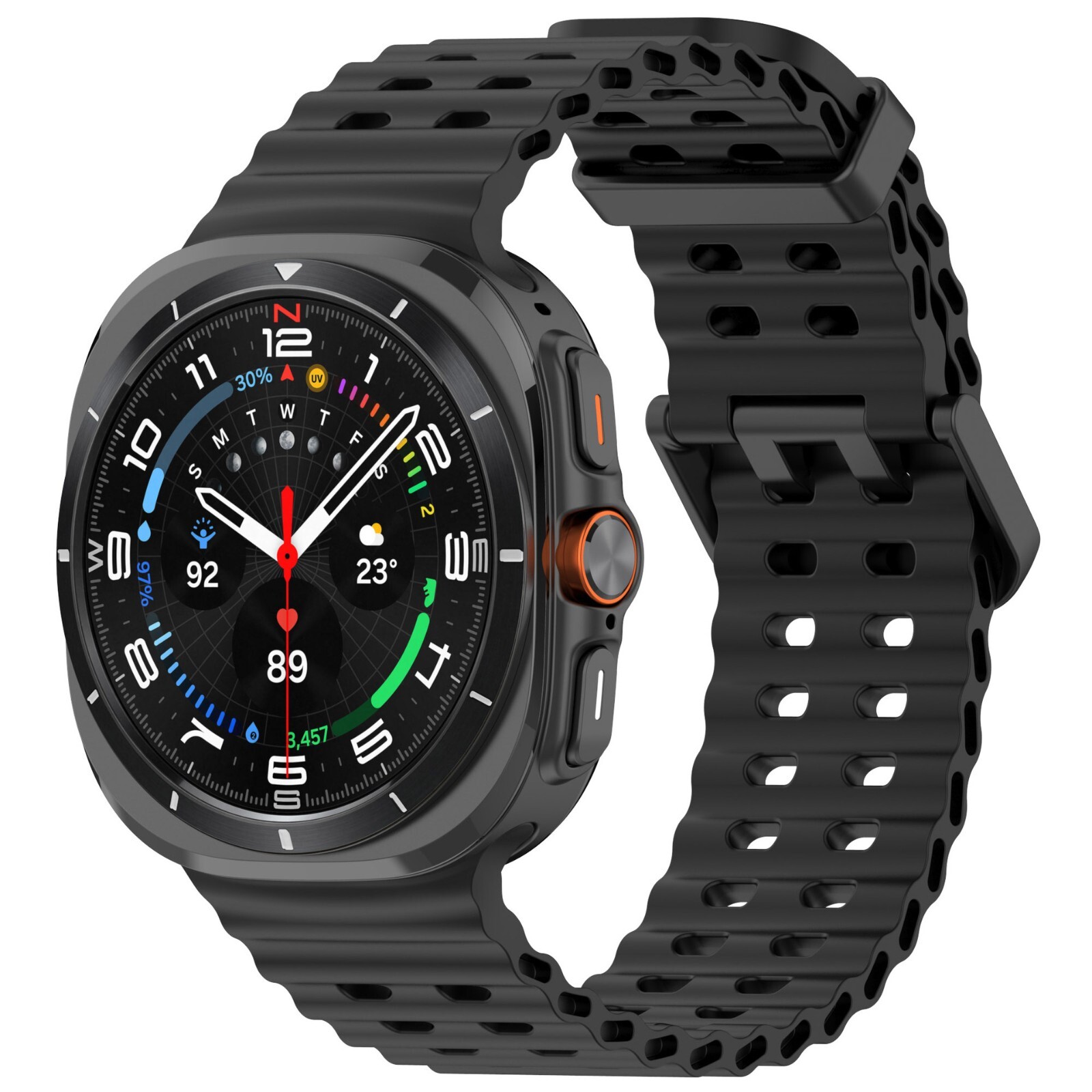 Samsung Galaxy Watch Ultra 47mm Silicone Strap Sport Premium Band