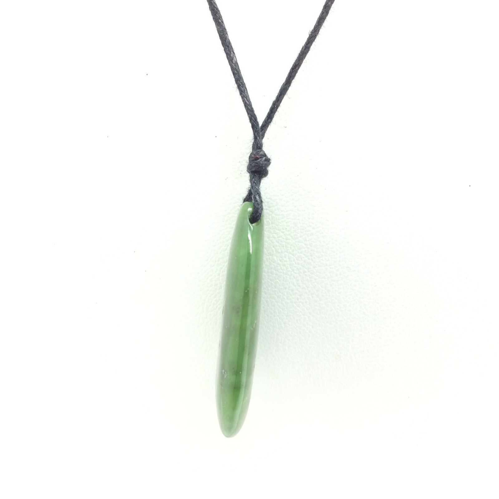 Canada Jade Drop Pendant Green Nephrite Jade Stone Necklace British Columbia #1