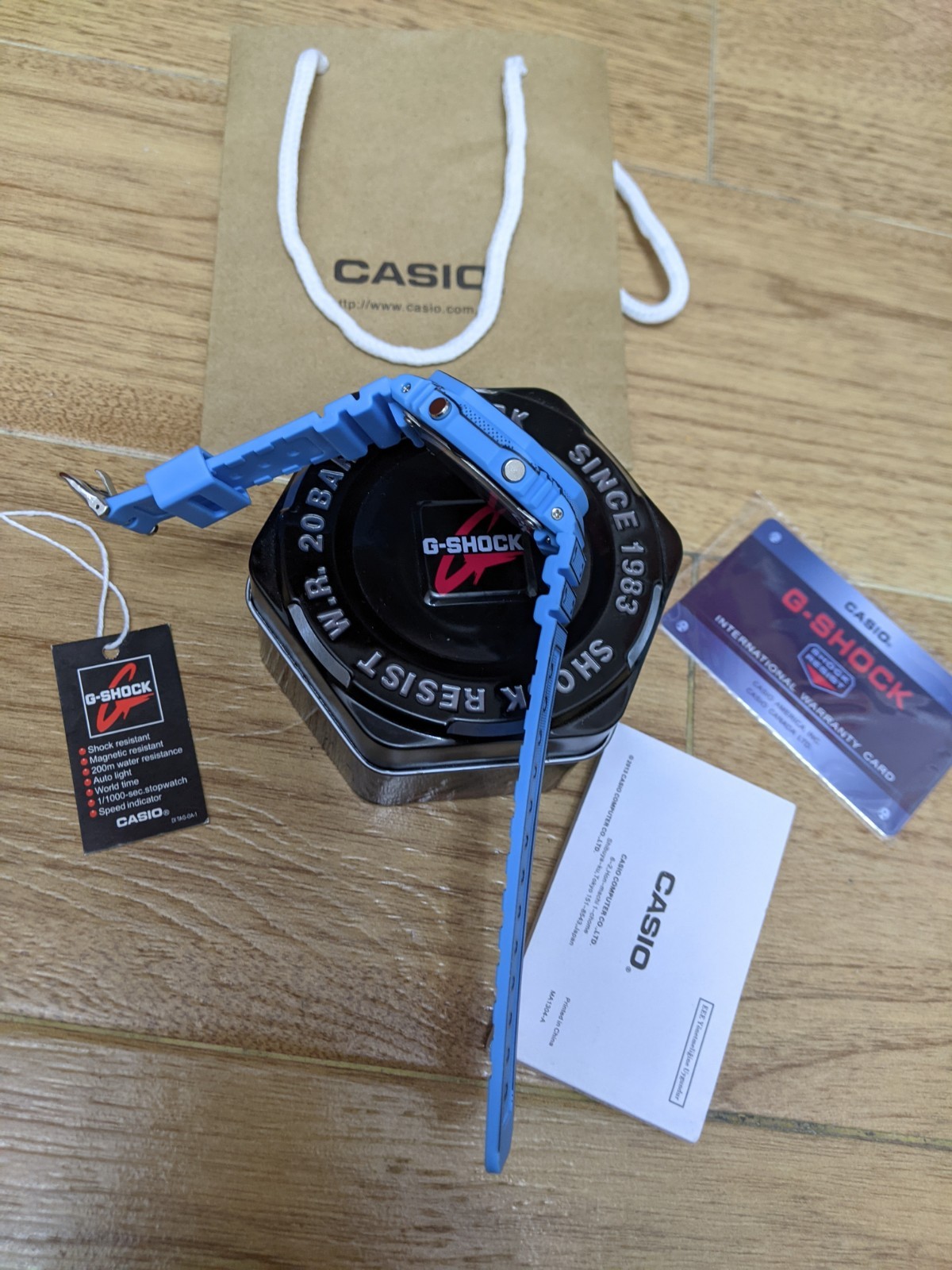 Casio G-SHOCK GA-2100MNG-2AJR watch MANGA Theme Blue