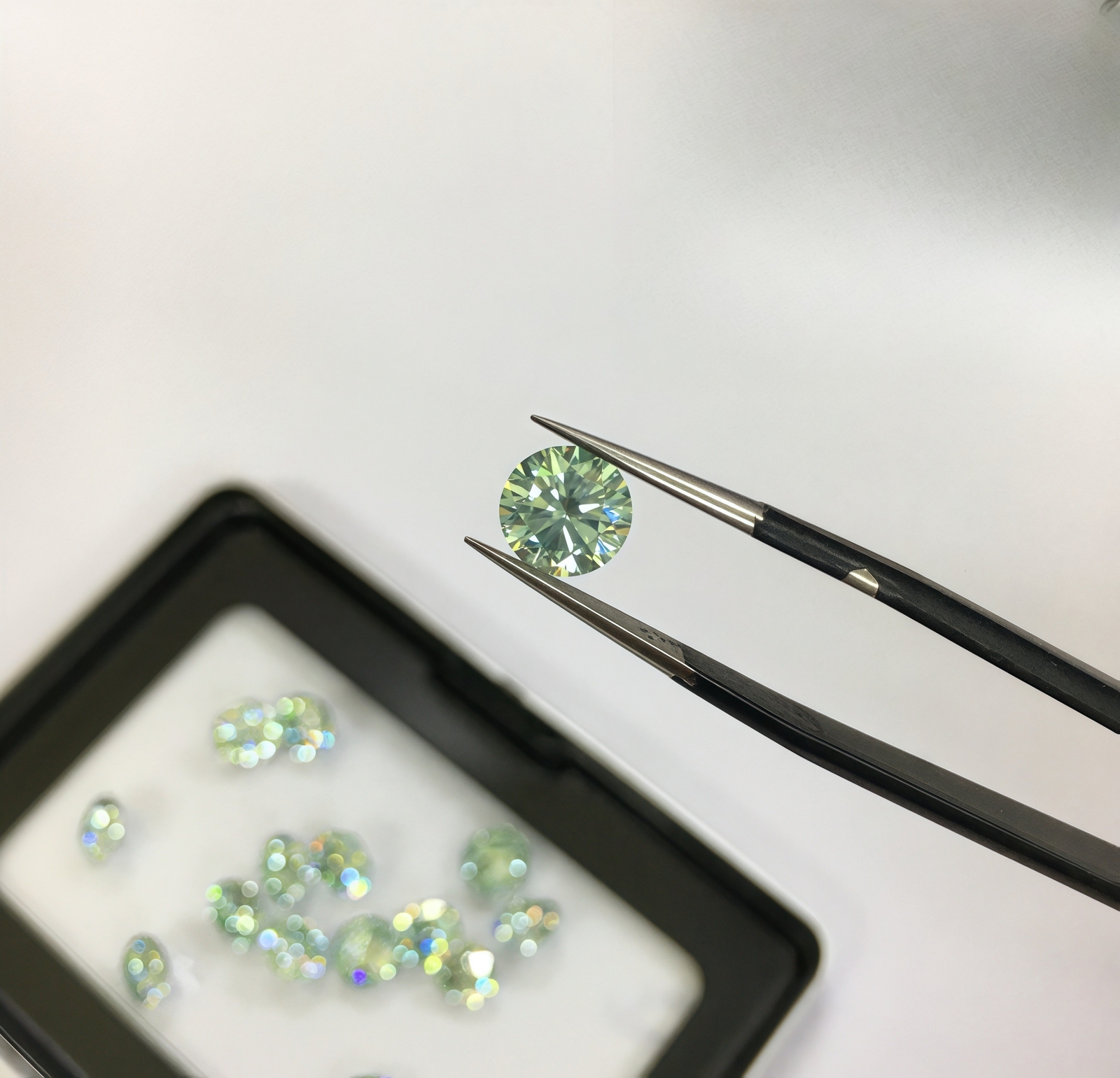 GRA Certified Loose Moissanite Stones D Colorful VVS1 All Sizes