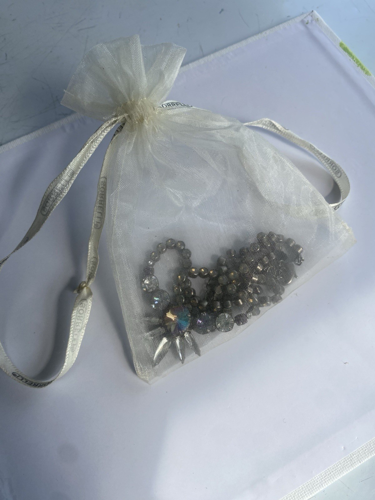 Sorrelli Signed Silver Plated Beaded Crystal Rhinestone Starburst Pendant