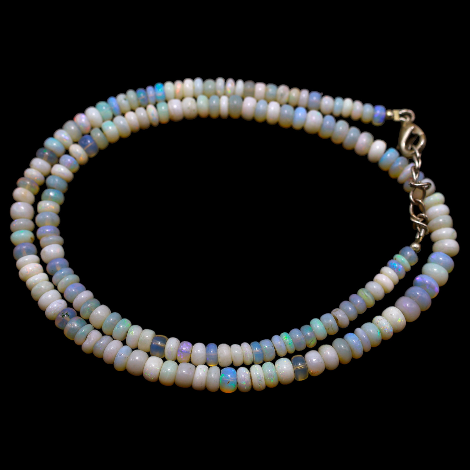 Rondelle Smooth 4X5 MM Fire Opal Beaded Not Applicable Unique Necklace Jewelry