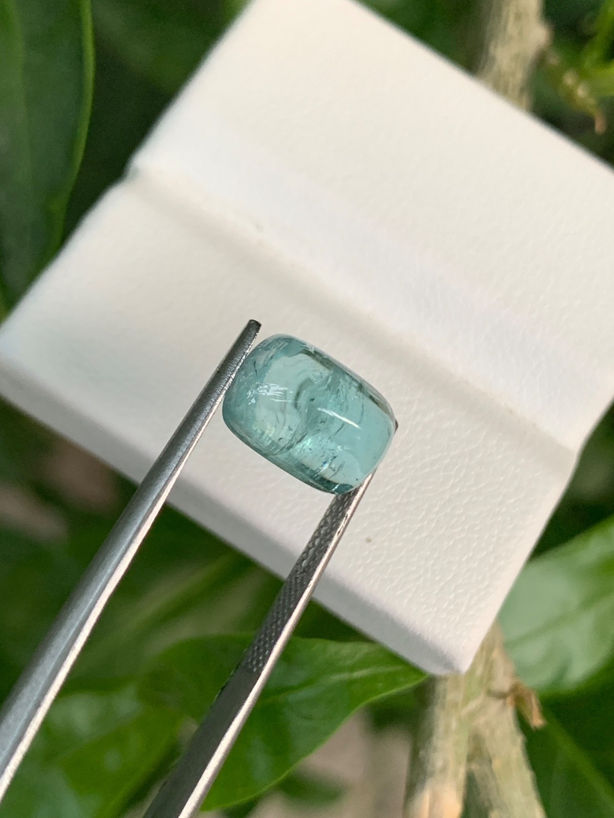 Natural Afghan Lagoon Blue Tourmaline 4.7 Ct Untreated Cushion Loose Gemstone